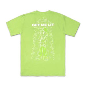 Get Me Lit Tee - Lime
