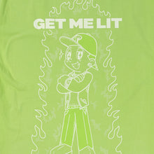 Load image into Gallery viewer, Get Me Lit Tee - Lime