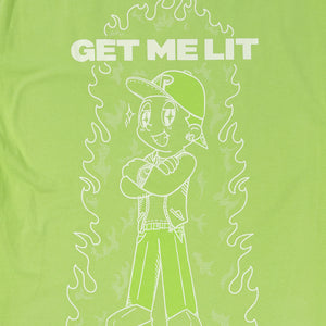 Get Me Lit Tee - Lime